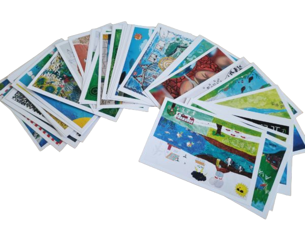 Lot de cartes postales Rivières d'Images et Fleuves de Mots édition 2023